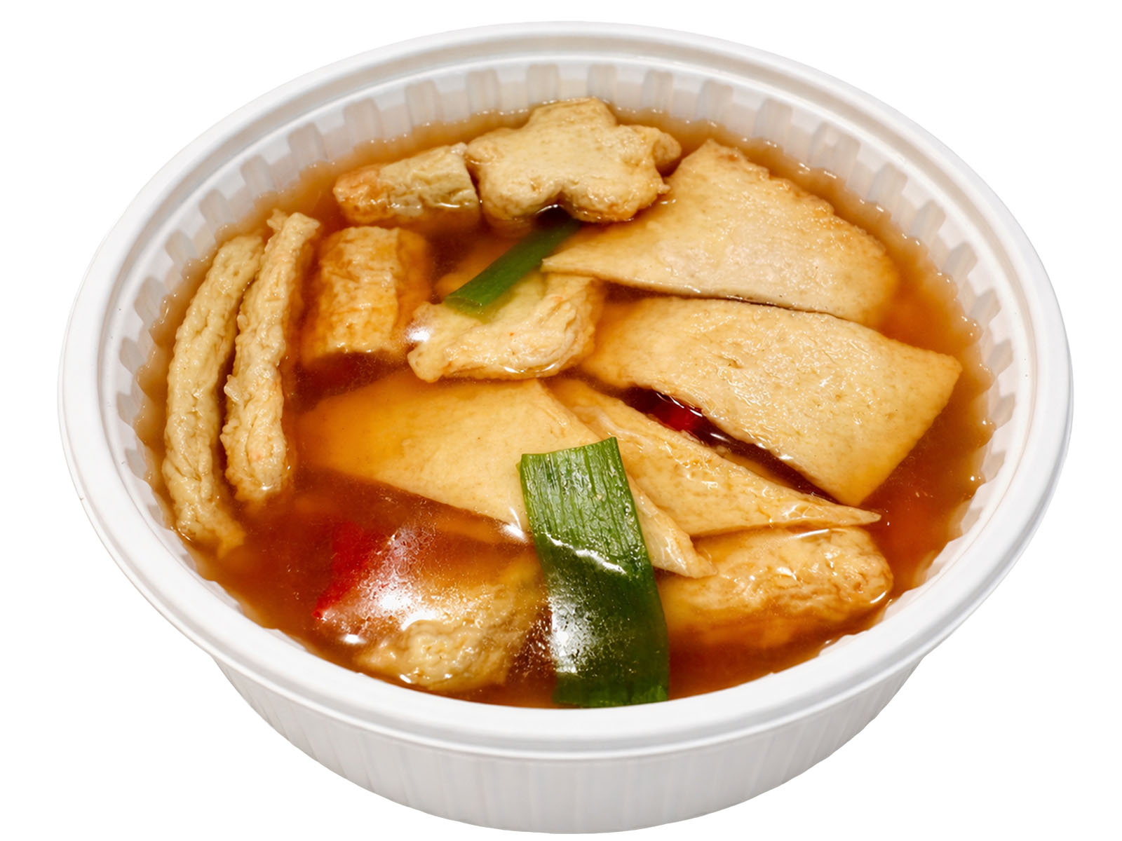 Korean fish cake soup — eomuk skewers slow-simmered in an anchovy and kelp broth with daikon
