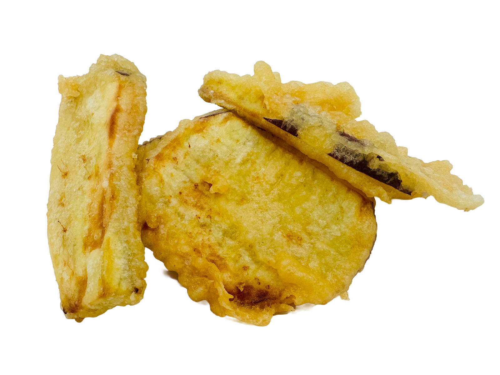 Korean sweet potato tempura — crispy battered sweet potato slices, a classic 분식 (bunsik) fried snack